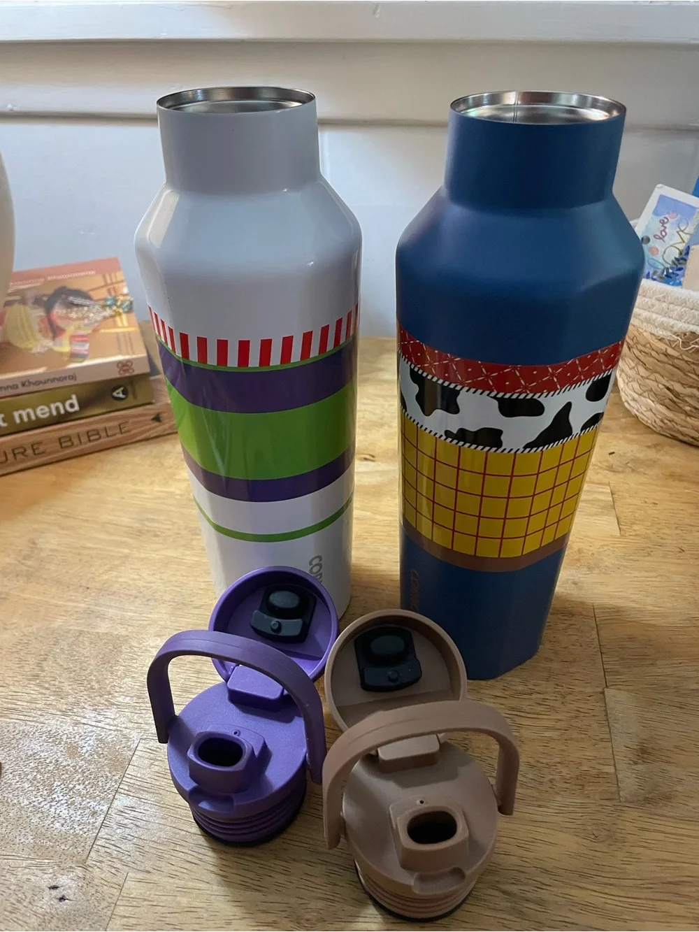 Corkcicle Pixar Branded Stainless Steel Bottle - Black Lid